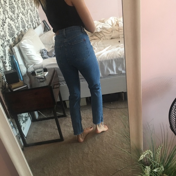 BDG high rise girlfriend jeans - open hem - Picture 3 of 11